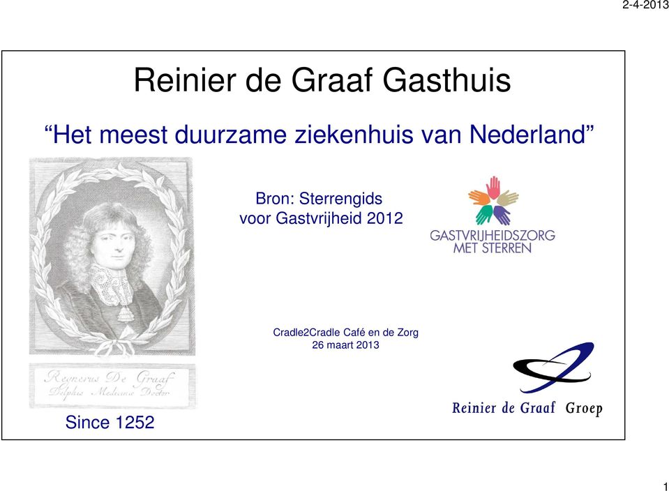 Sterrengids voor Gastvrijheid 2012