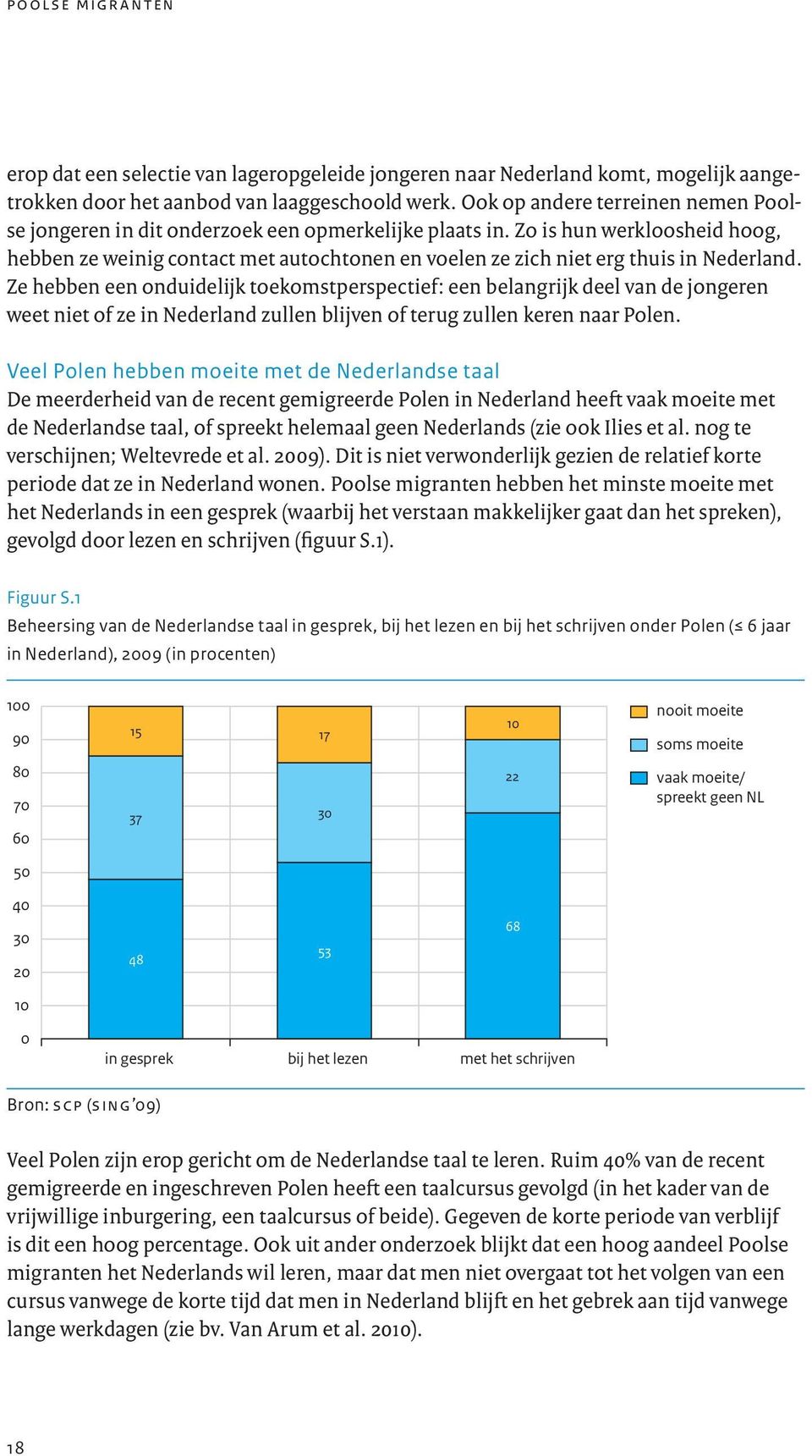Zo is hun werkloosheid hoog, hebben ze weinig contact met autochtonen en voelen ze zich niet erg thuis in Nederland.