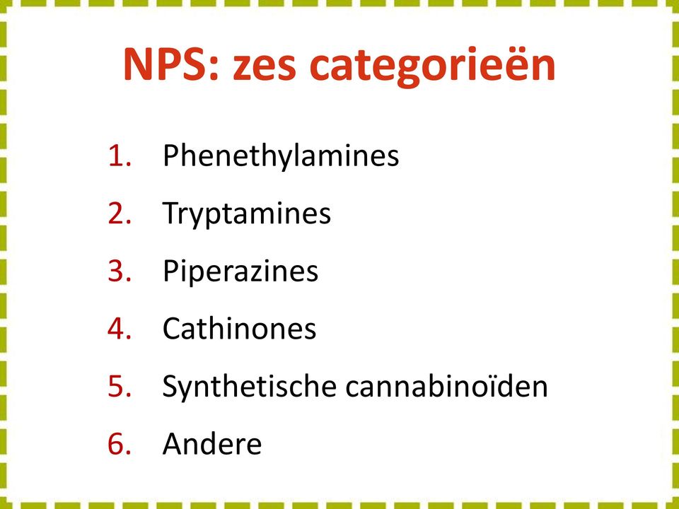 Tryptamines 3. Piperazines 4.