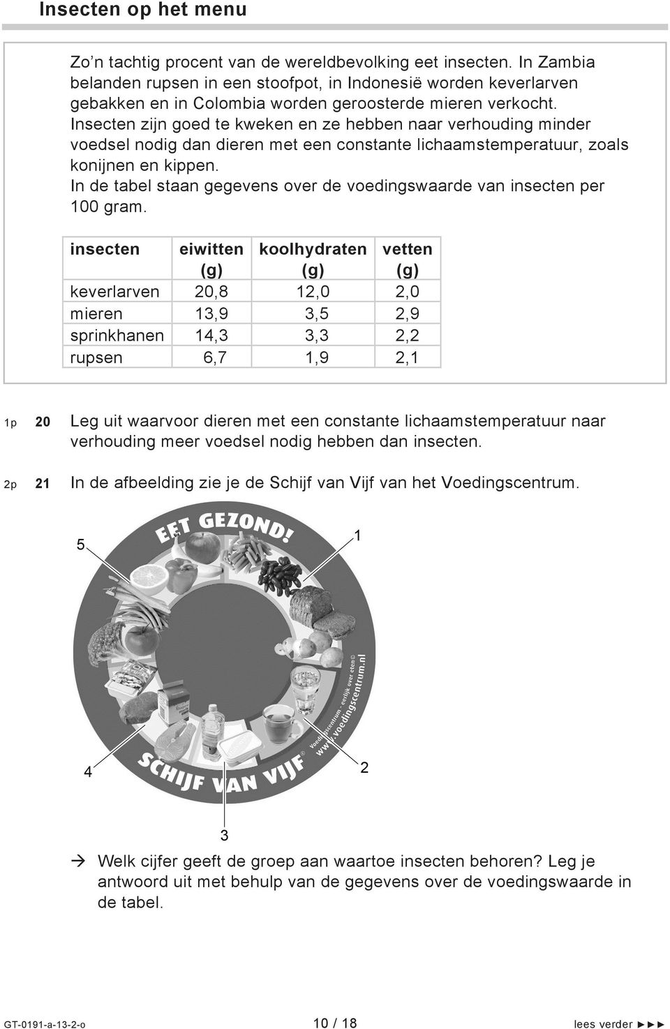 Insecten zijn goed te kweken en ze hebben naar verhouding minder voedsel nodig dan dieren met een constante lichaamstemperatuur, zoals konijnen en kippen.