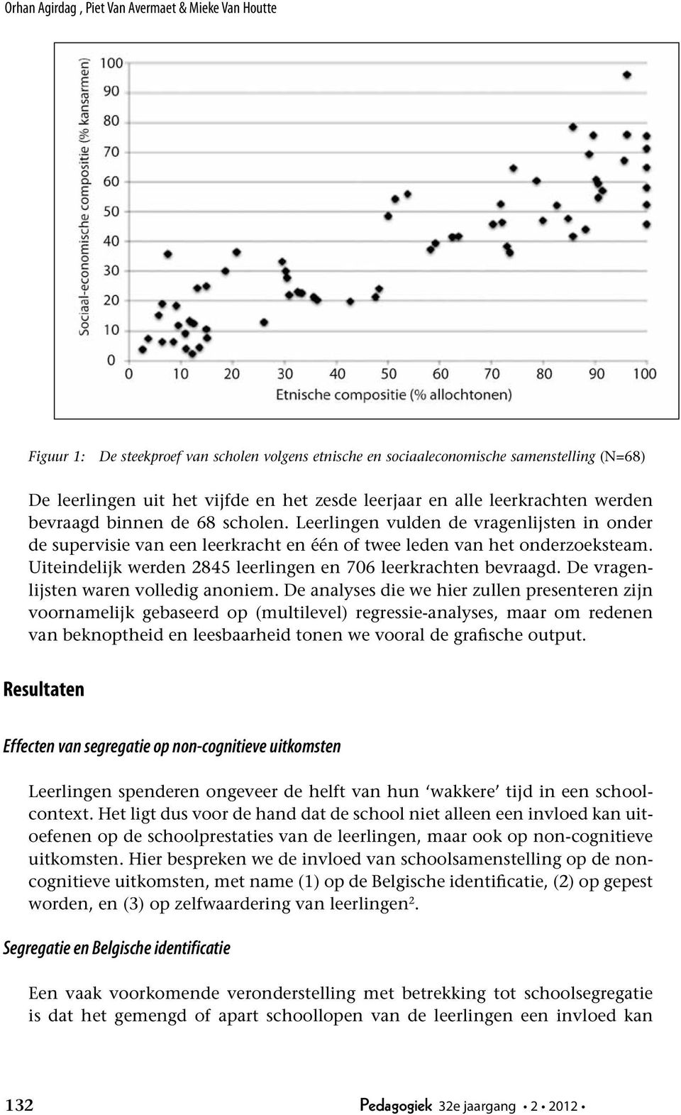 Uiteindelijk werden 2845 leerlingen en 706 leerkrachten bevraagd. De vragenlijsten waren volledig anoniem.