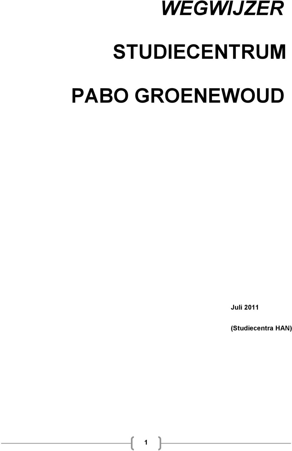 PABO GROENEWOUD