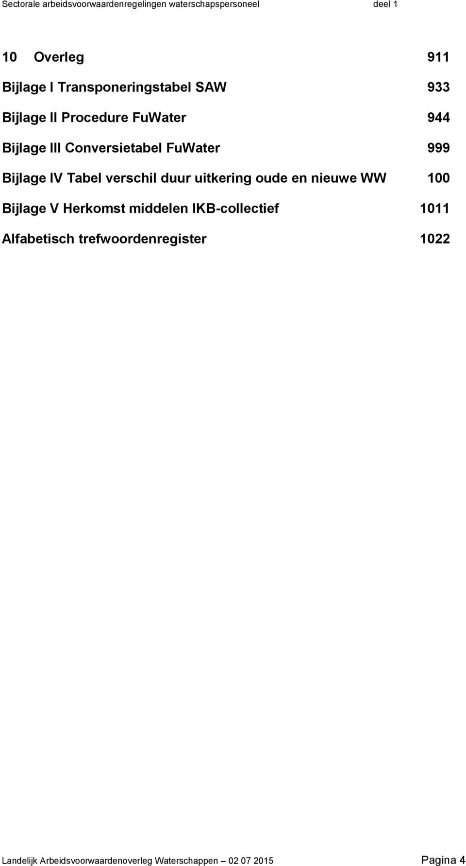 en nieuwe WW 100 Bijlage V Herkomst middelen IKB-collectief 1011 Alfabetisch