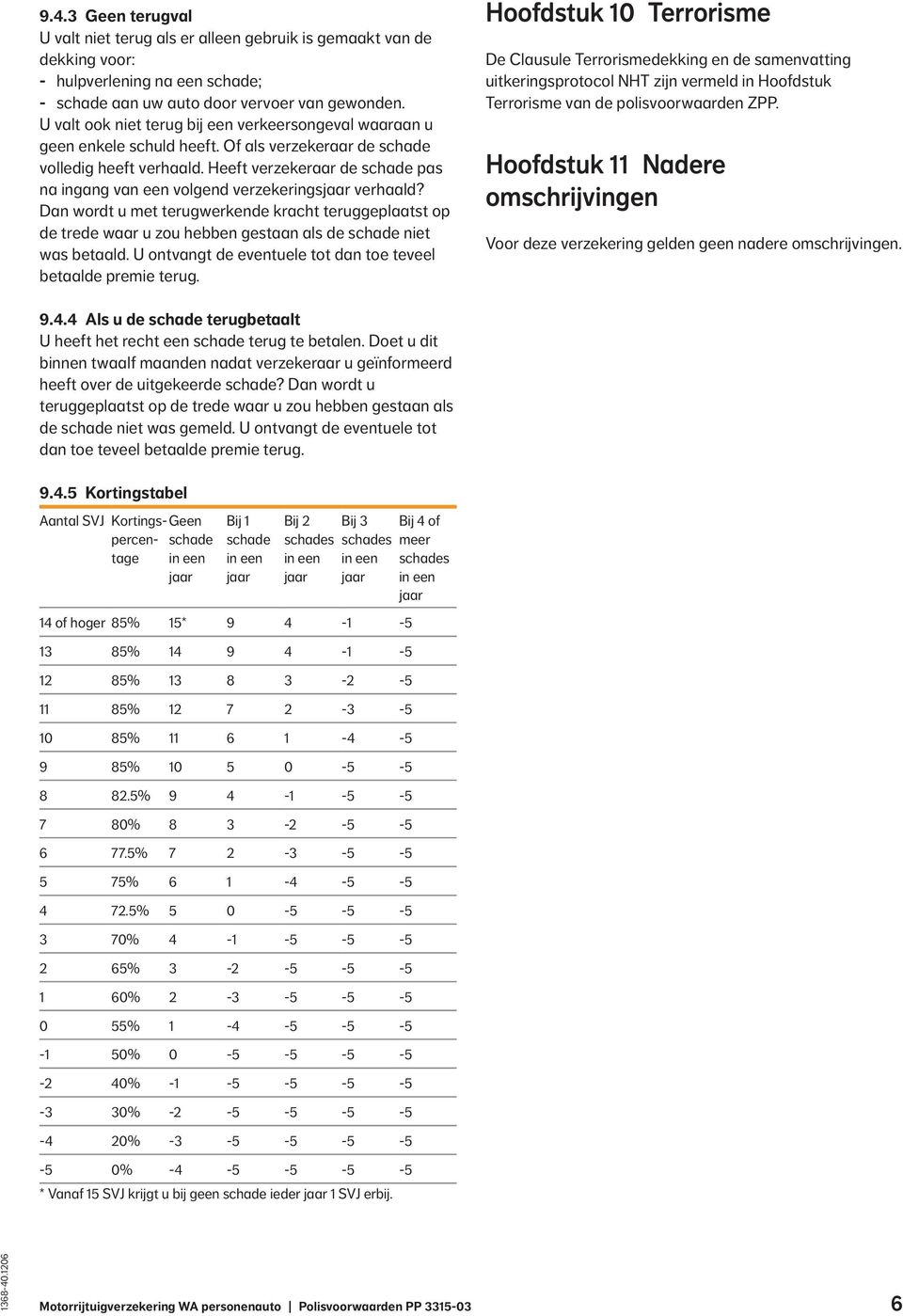 Heeft verzekeraar de schade pas na ingang van een volgend verzekerings verhaald?