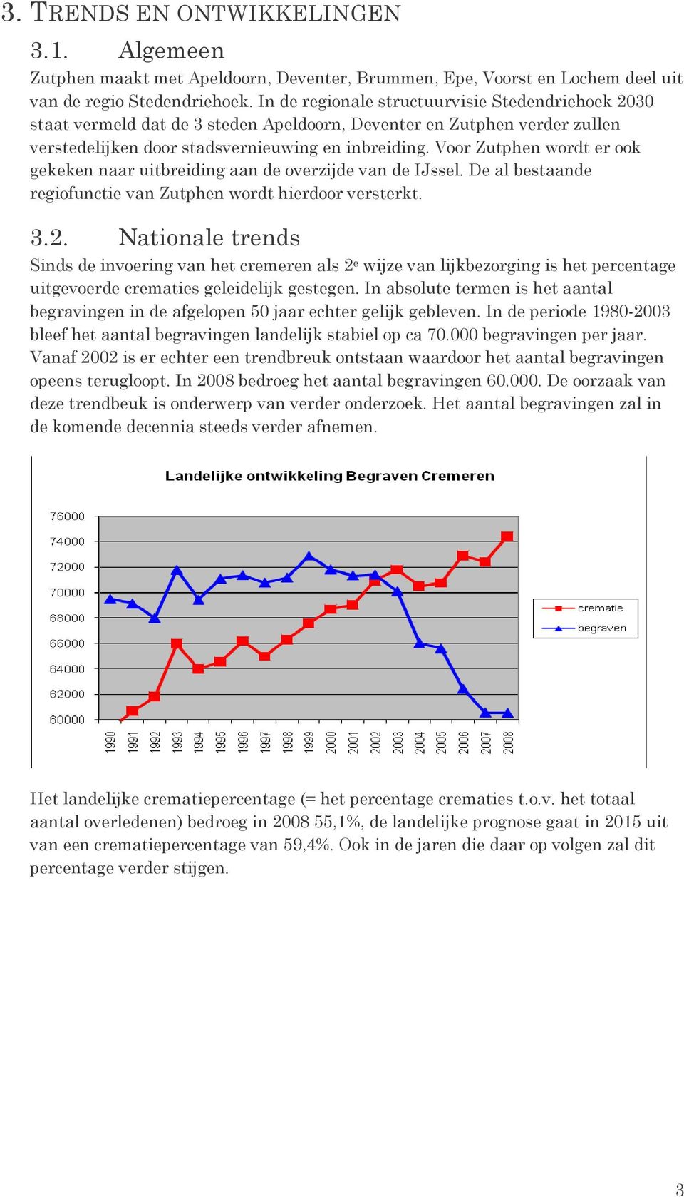 Voor Zutphen wordt er ook gekeken naar uitbreiding aan de overzijde van de IJssel. De al bestaande regiofunctie van Zutphen wordt hierdoor versterkt. 3.2.