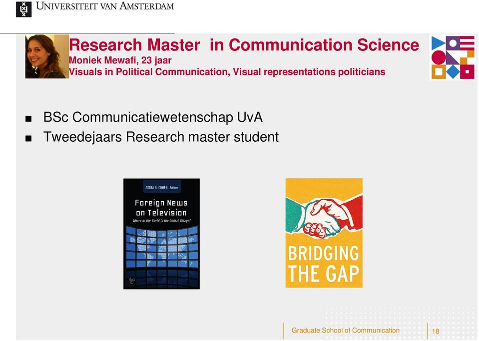 representations politicians BSc Communicatiewetenschap UvA