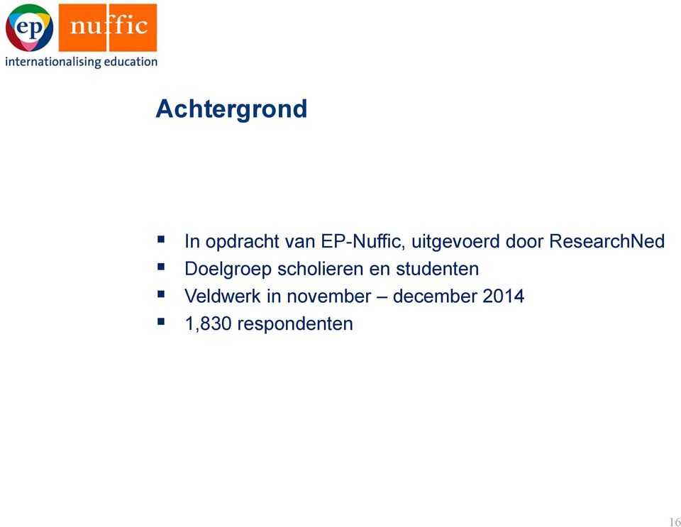 scholieren en studenten Veldwerk in