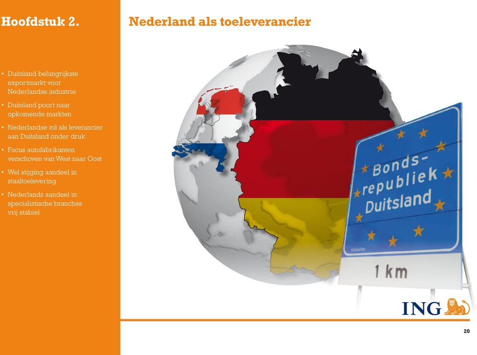 industrie Duitsland poort naar opkomende markten Nederlandse rol als leverancier aan