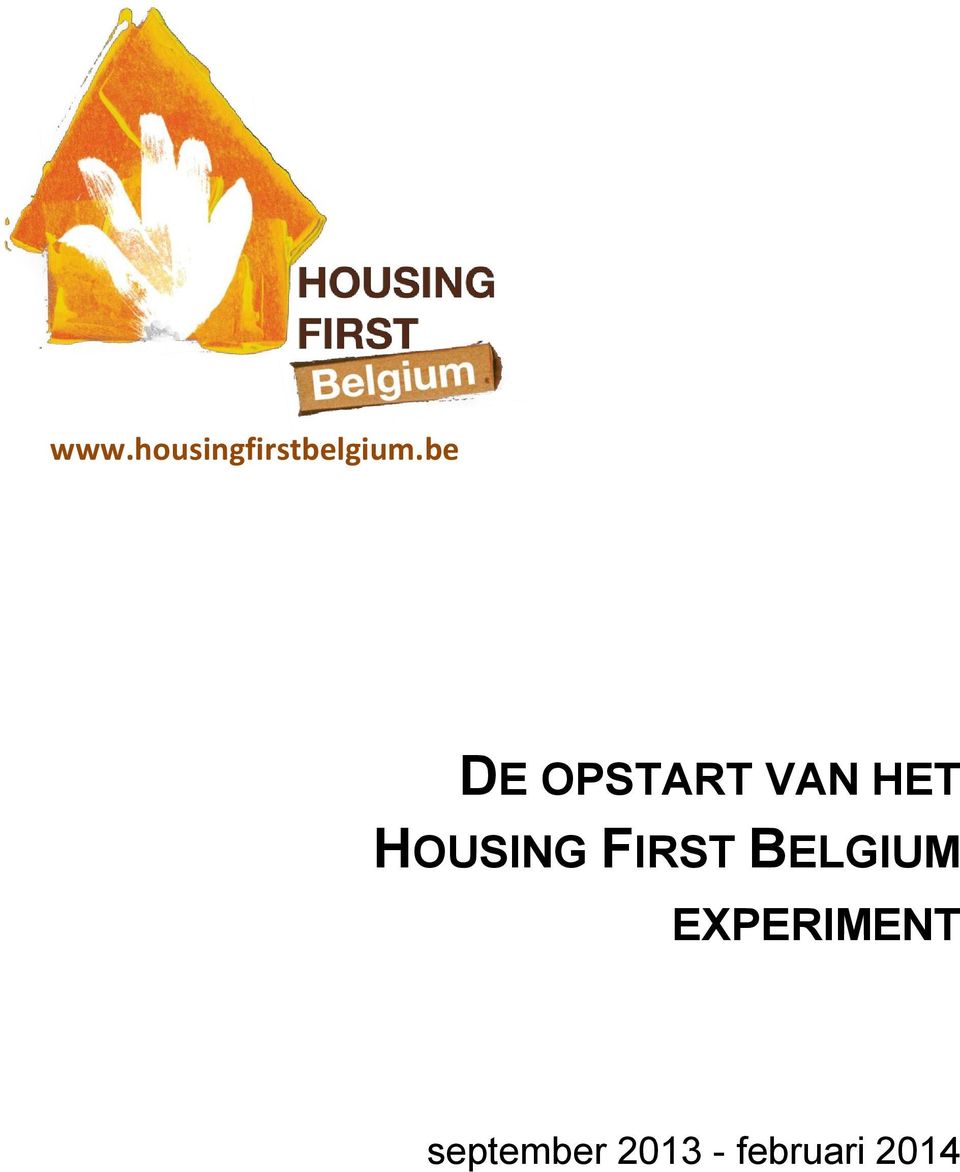 HOUSING FIRST BELGIUM