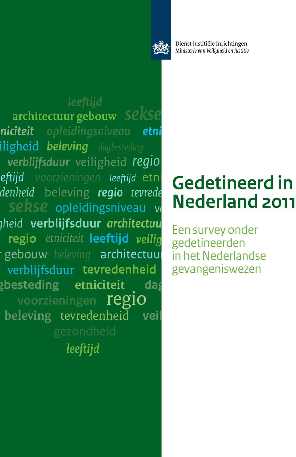survey onder regio etniciteit leeftijd veiligheid gedetineerden gebouw beleving architectuur gebouw in het Nederlandse verblijfsduur tevredenheid
