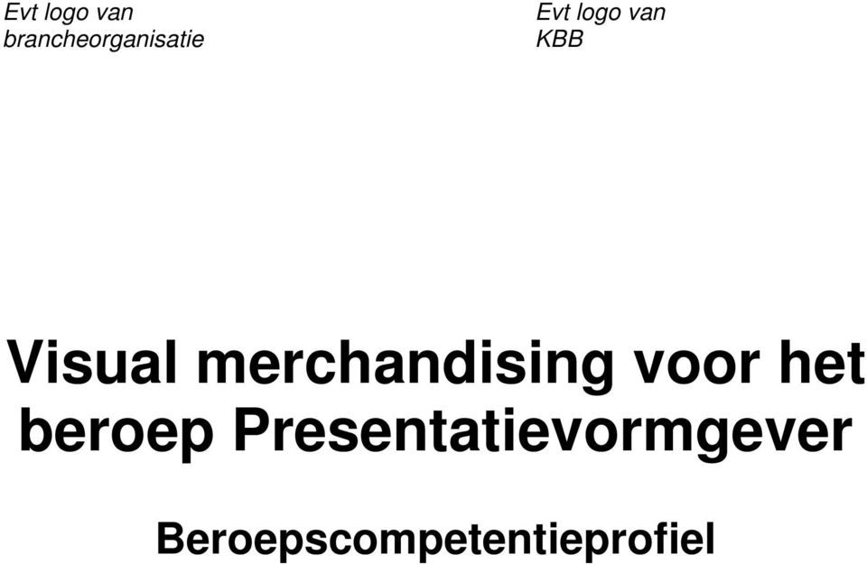 merchandising voor het beroep