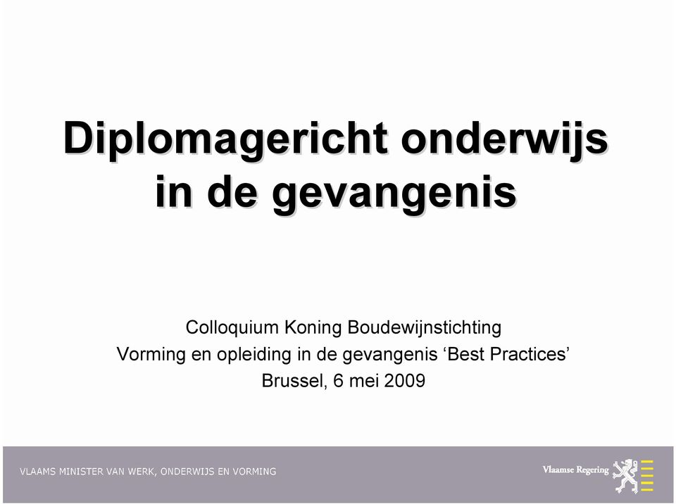 Boudewijnstichting Vorming en