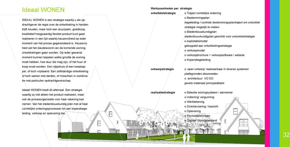 Op ieder gewenst moment kunnen bepalen welke grootte de woning moet hebben, hoe duur die mag zijn, of het huur of koop moet worden. Een rijtjeshuis of een tweekapper, of toch vrijstaand.