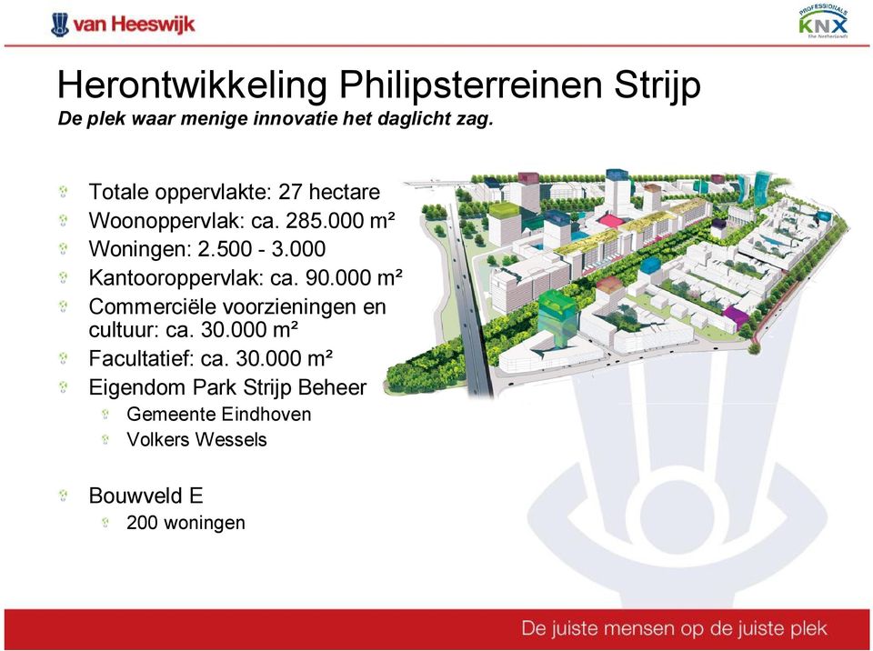 000 Kantooroppervlak: ca. 90.000 m² Commerciële voorzieningen en cultuur: ca. 30.