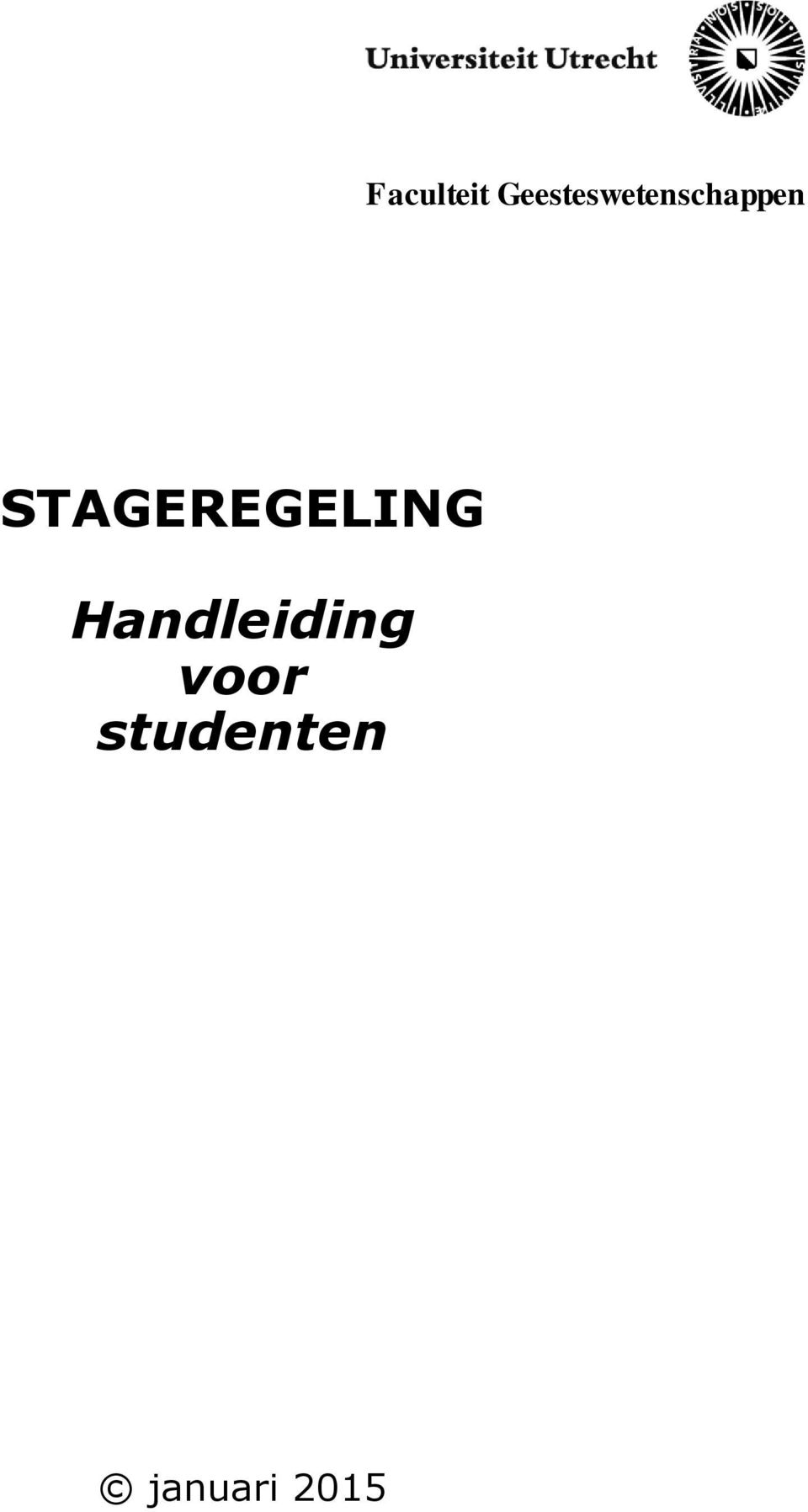 STAGEREGELING
