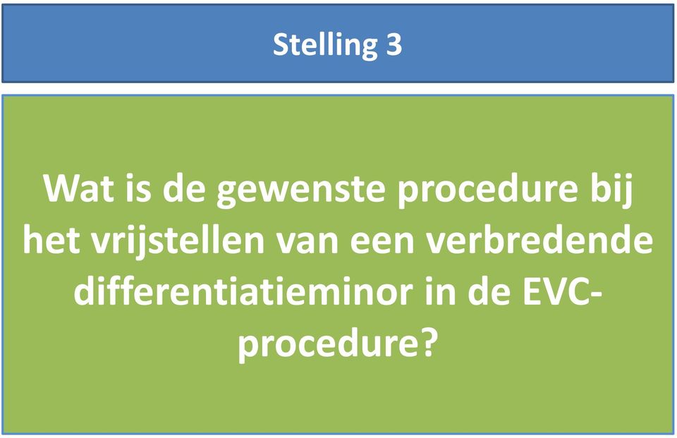 vrijstellenvan