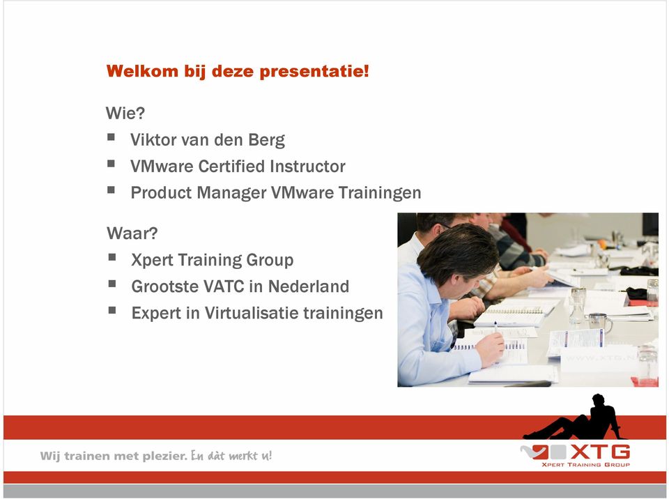 Product Manager VMware Trainingen Waar?