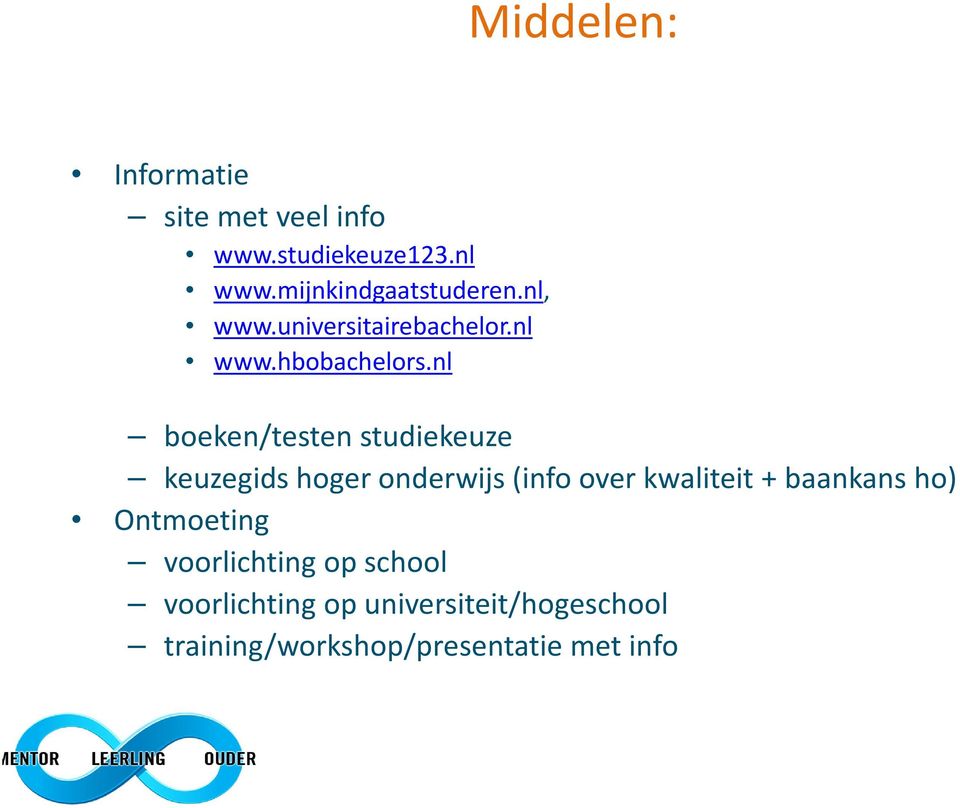 nl boeken/testen studiekeuze keuzegids hoger onderwijs (info over kwaliteit +