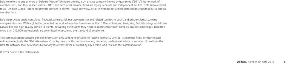 nl/about for a more detailed description of DTTL and its member firms.