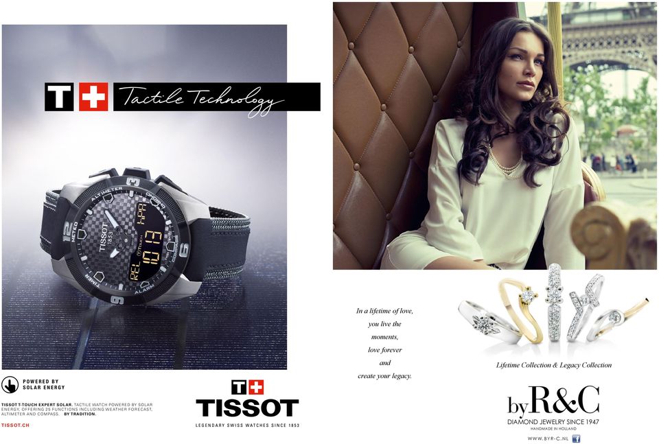 ALTIMETER AND COMPASS. BY TRADITION. TISSOT.