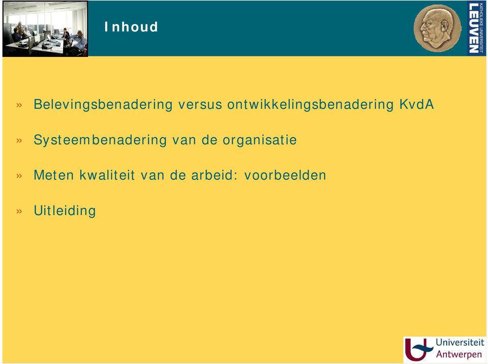 Systeembenadering van de organisatie»