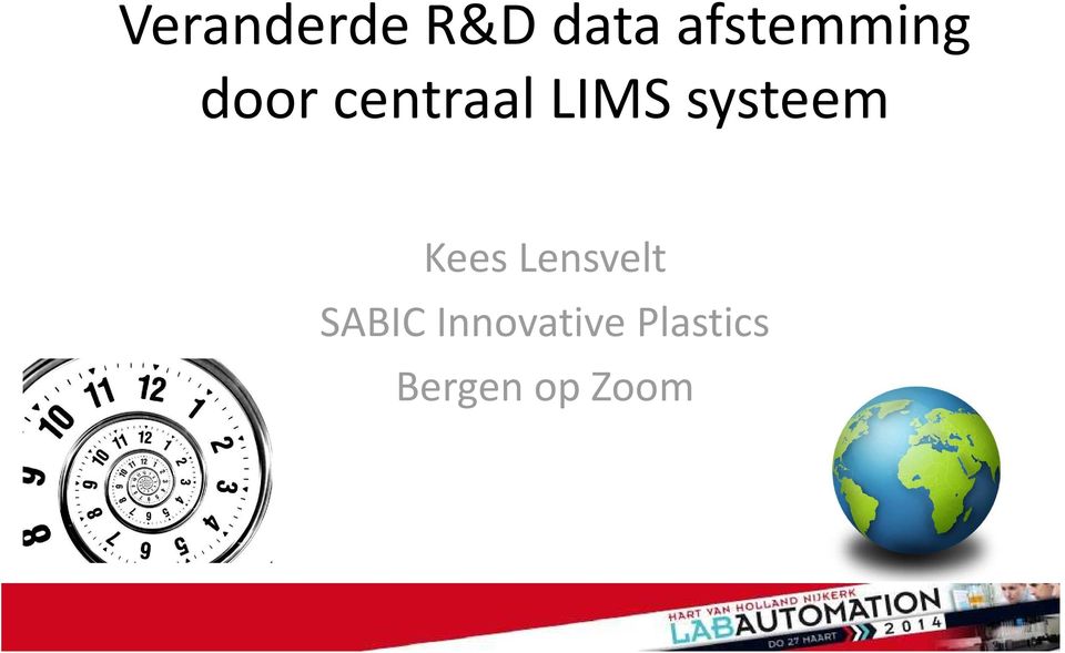 LIMS systeem Kees Lensvelt