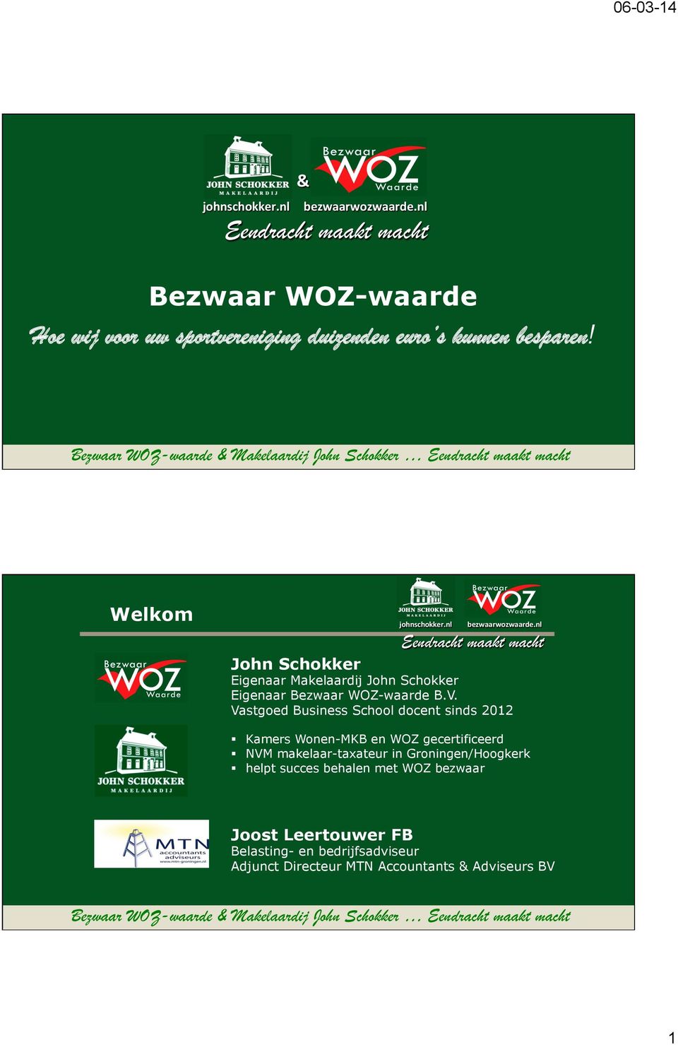 Bezwaar WOZ-waarde B.V.