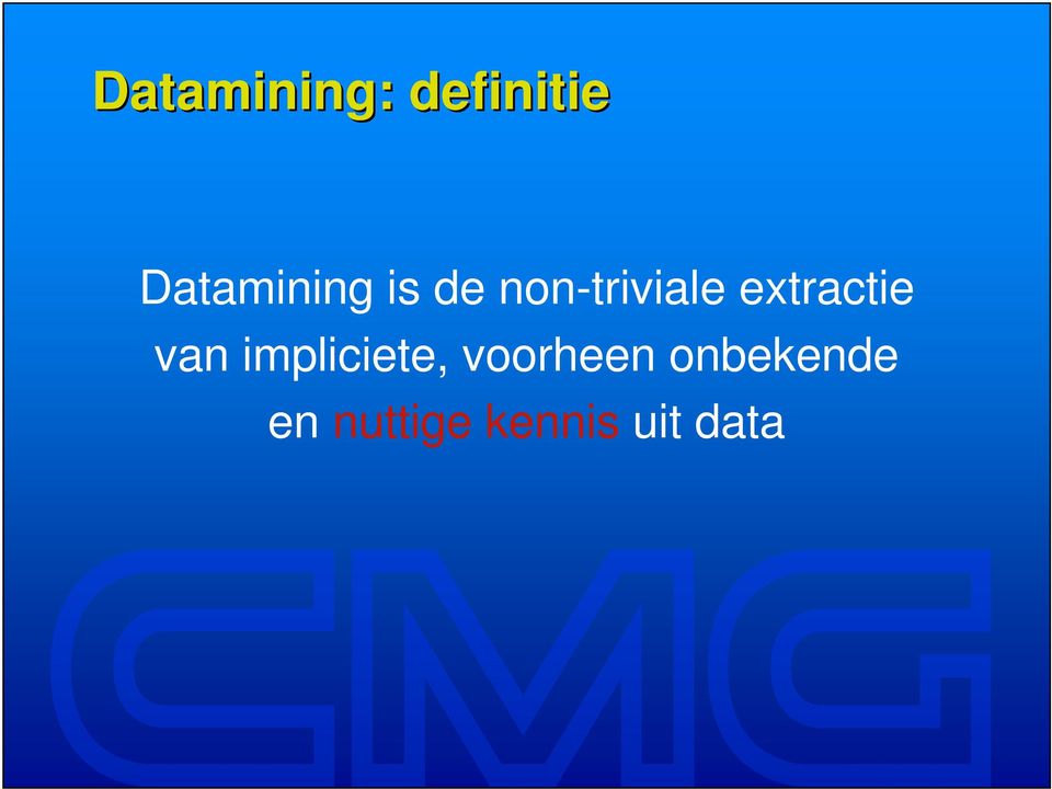 extractie van impliciete,