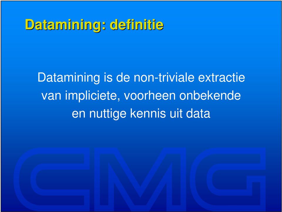 extractie van impliciete,