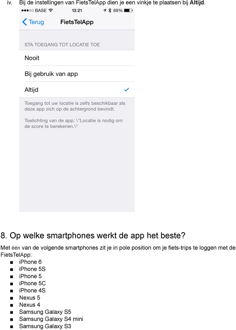 Met één van de volgende smartphones zit je in pole position om je fiets-trips te loggen