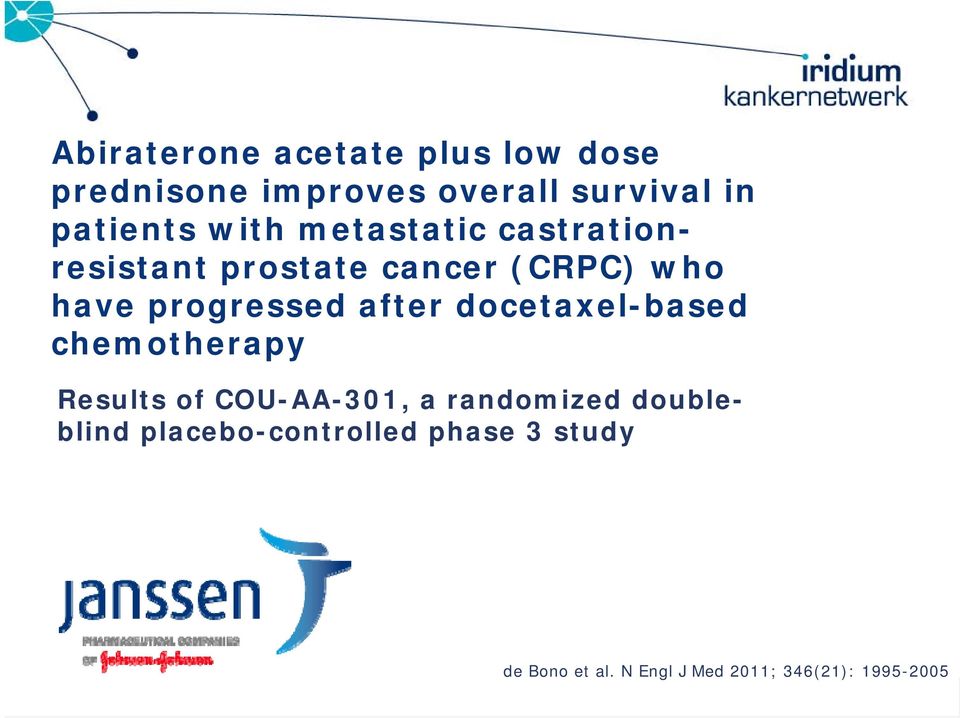 after docetaxel-based chemotherapy Results of COU-AA-301, a randomized doubleblind