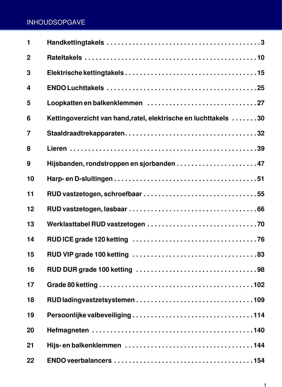 ................................... 32 8 Lieren................................................... 39 9 Hijsbanden, rondstroppen en sjorbanden...................... 47 10 Harp- en D-sluitingen.