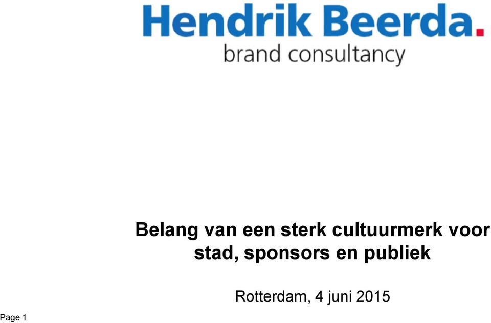 sponsors en publiek