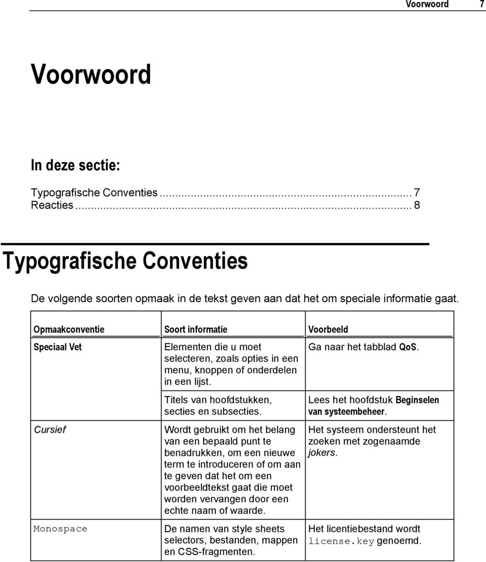 Titels van hoofdstukken, secties en subsecties.