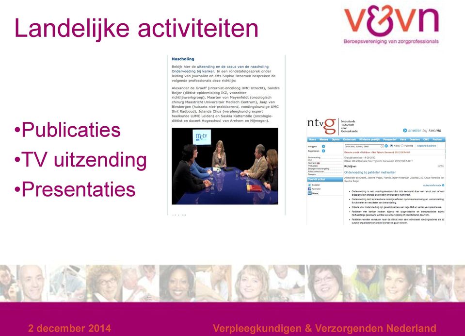 Publicaties TV