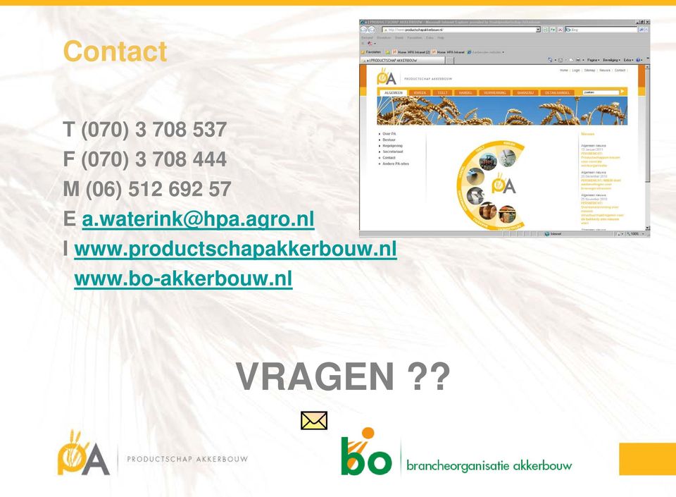 waterink@hpa.agro.nl I www.
