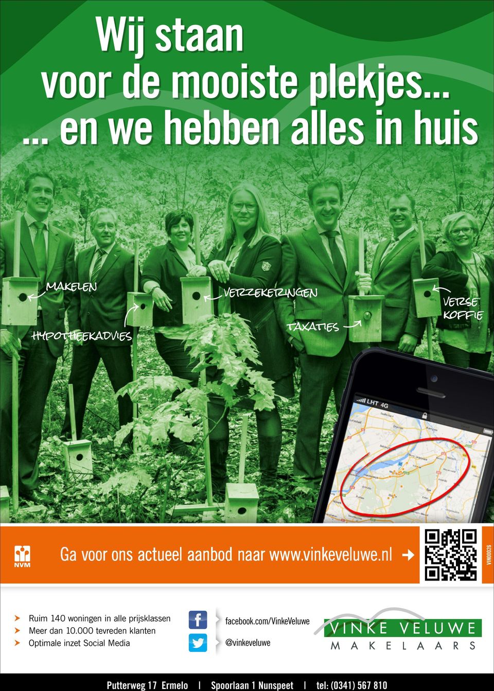 voor ons actueel aanbod naar www.vinkeveluwe.