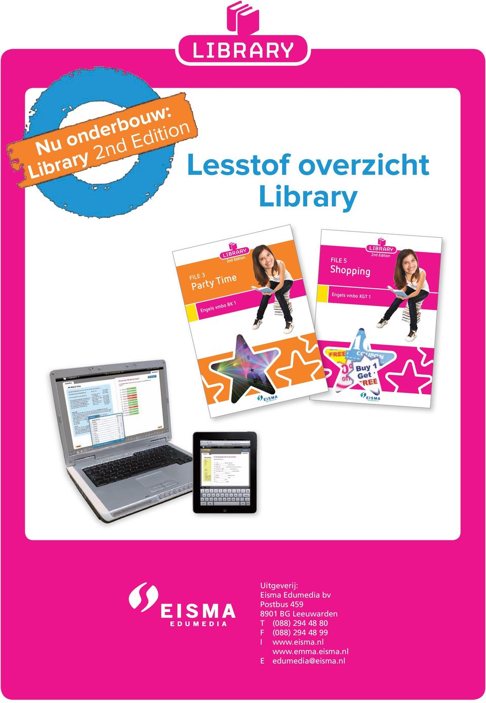 NL Nu onderbouw: Library Lesstof overzicht Library FILE 3 Party Time Engels vmbo BK 1 Engels vmbo