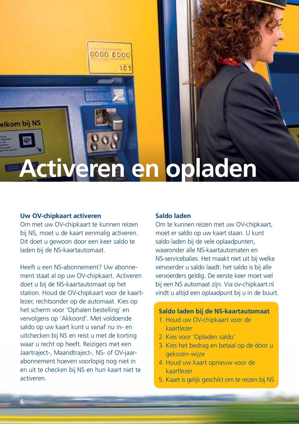 De OV-chipkaart Reizen met de OV-chipkaart bij NS - PDF Gratis download