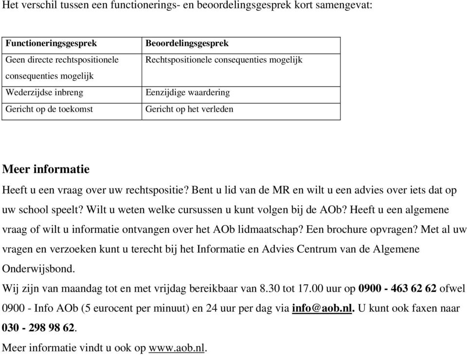 Bent u lid van de MR en wilt u een advies over iets dat op uw school speelt? Wilt u weten welke cursussen u kunt volgen bij de AOb?