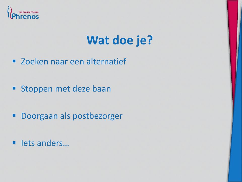 alternatief Stoppen met