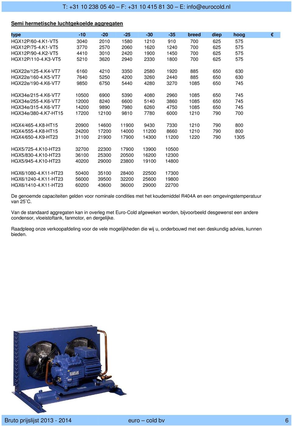 K4-VT7 6160 4210 3350 2580 1920 885 650 630 HGX22e/160-4.K5-VT7 7640 5250 4200 3260 2440 885 650 630 HGX22e/190-4.K6-VT7 9850 6750 5440 4280 3270 1085 650 745 HGX34e/215-4.