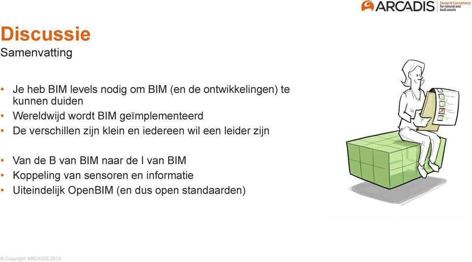 iedereen wil een leider zijn Van de B van BIM naar de I van BIM Koppeling van