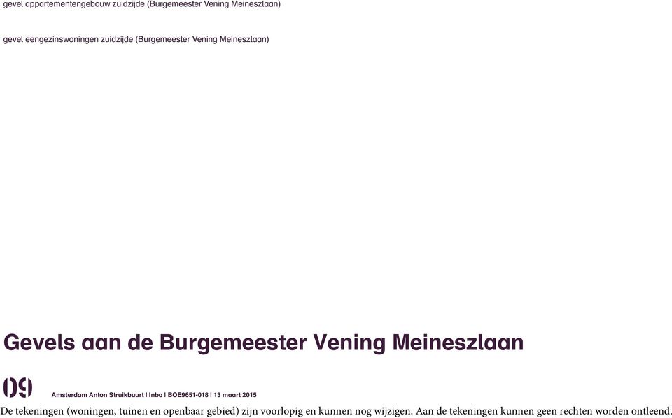 eengezinswoningen zuidzijde (Burgemeester Vening