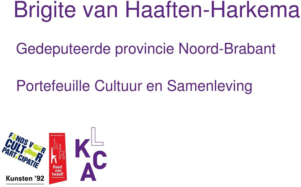 Gedeputeerde provincie