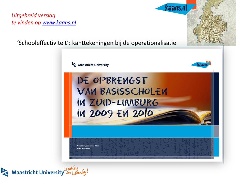 nl Schooleffectiviteit :
