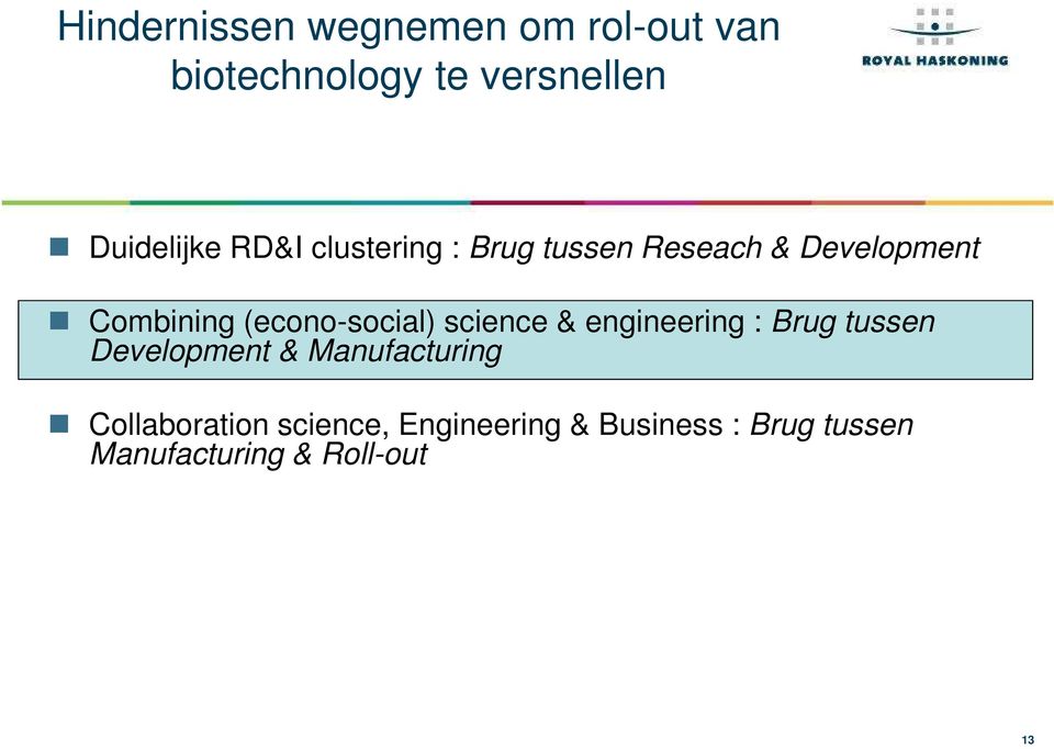 (econo-social) science & engineering : Brug tussen Development &