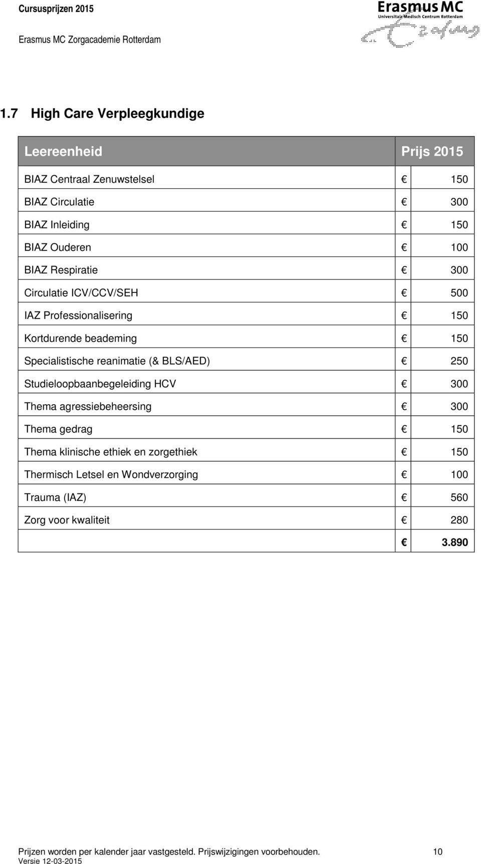 Studieloopbaanbegeleiding HCV 300 Thema agressiebeheersing 300 Thema gedrag 150 Thema klinische ethiek en zorgethiek 150 Thermisch