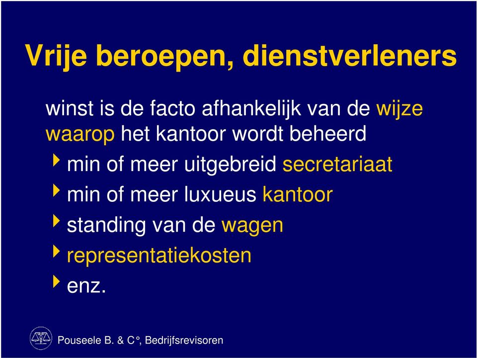 beheerd min of meer uitgebreid secretariaat min of