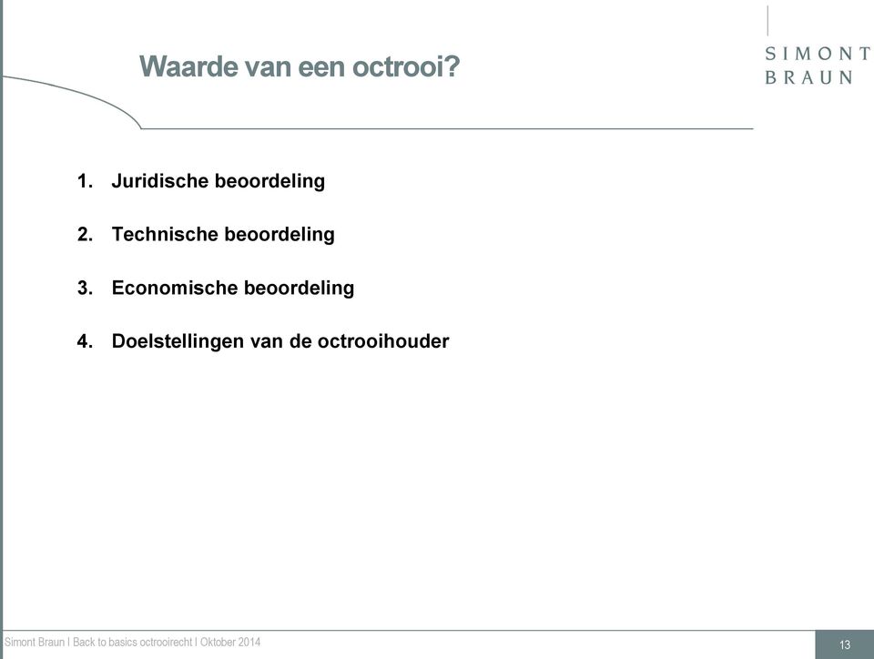 Technische beoordeling 3.